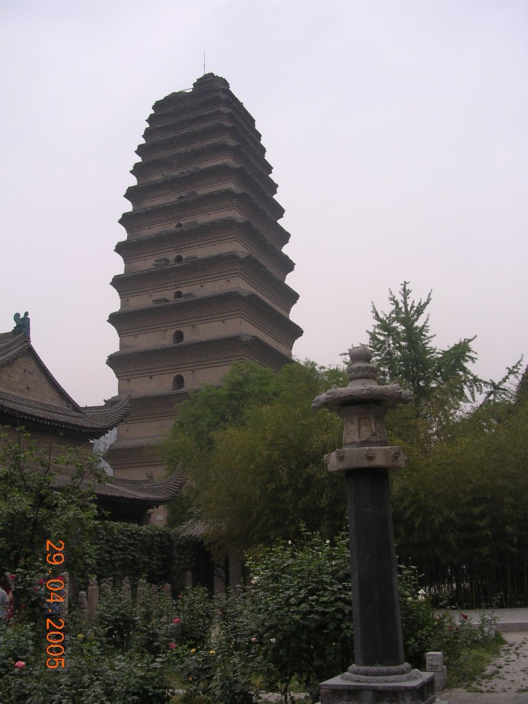 Grande Pagoda dell'Oca Selvatica. - Big Wild Goose Pagoda